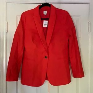 NWT J crew factory Linen-Cotton Holland blazer